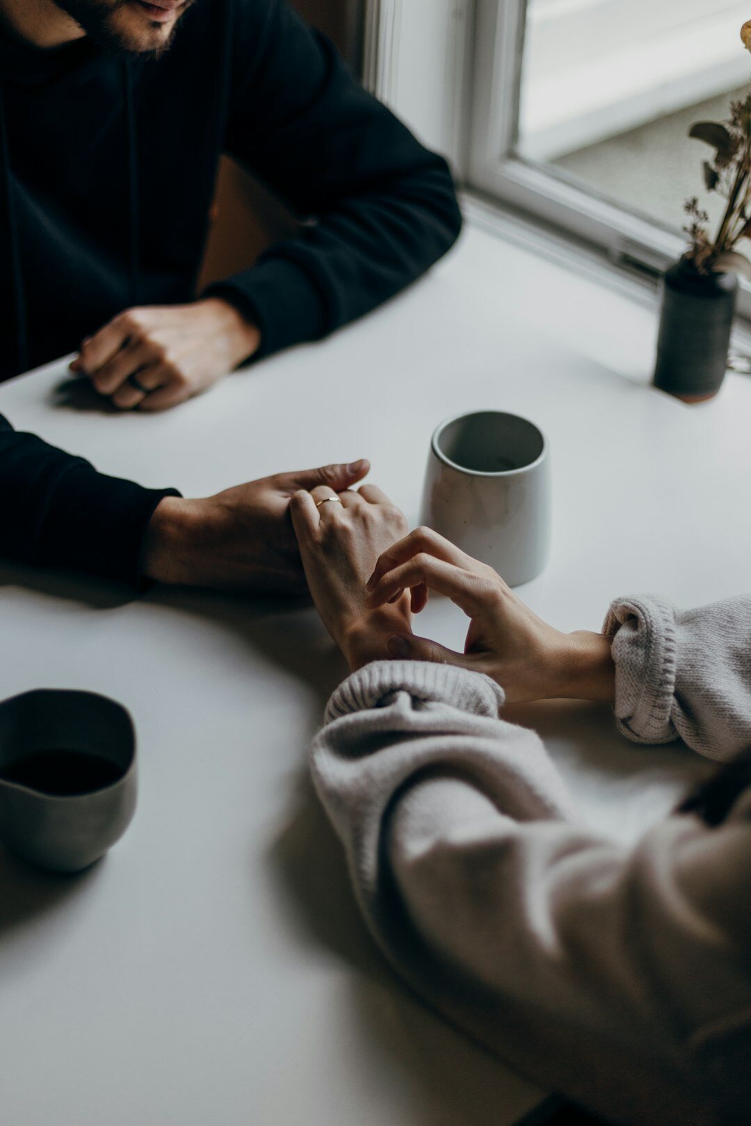 two people having empathetic conversation